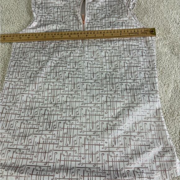 Sansoleil Top Womens Sz Small quoter Zip Sun Glow Mock Neck UPF 50 + Golf New - Picture 7 of 11